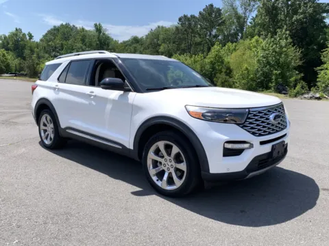 White 2020 FORD EXPLORER PLATI Platinum for sale in Little Rock, AR