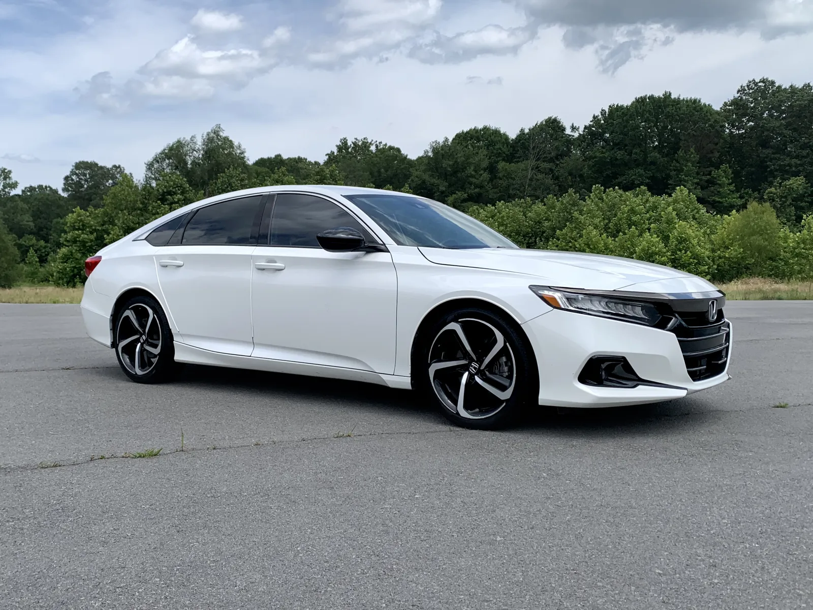 White 2021 HONDA ACCORD SPORT S Sport Special Edition for sale in Little Rock, AR