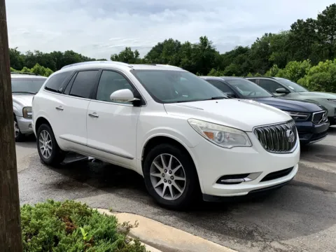 White 2015 BUICK ENCLAVE Leather for sale in Little Rock, AR