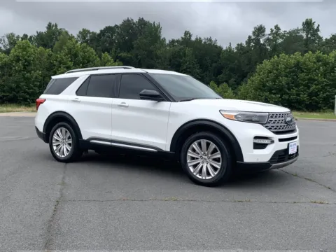 White 2020 FORD EXPLORER LIMIT Limited for sale in Little Rock, AR