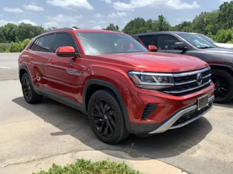 Red 2022 VOLKSWAGEN ATLAS CROSS SP V6 SE for sale in Little Rock, AR