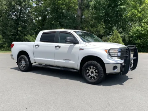 White 2013 TOYOTA TUNDRA CREWMAX Grade for sale in Little Rock, AR