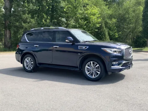 Blue 2018 INFINITI QX80 for sale in Little Rock, AR