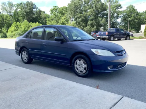 Blue 2005 HONDA CIVIC LX for sale in Little Rock, AR