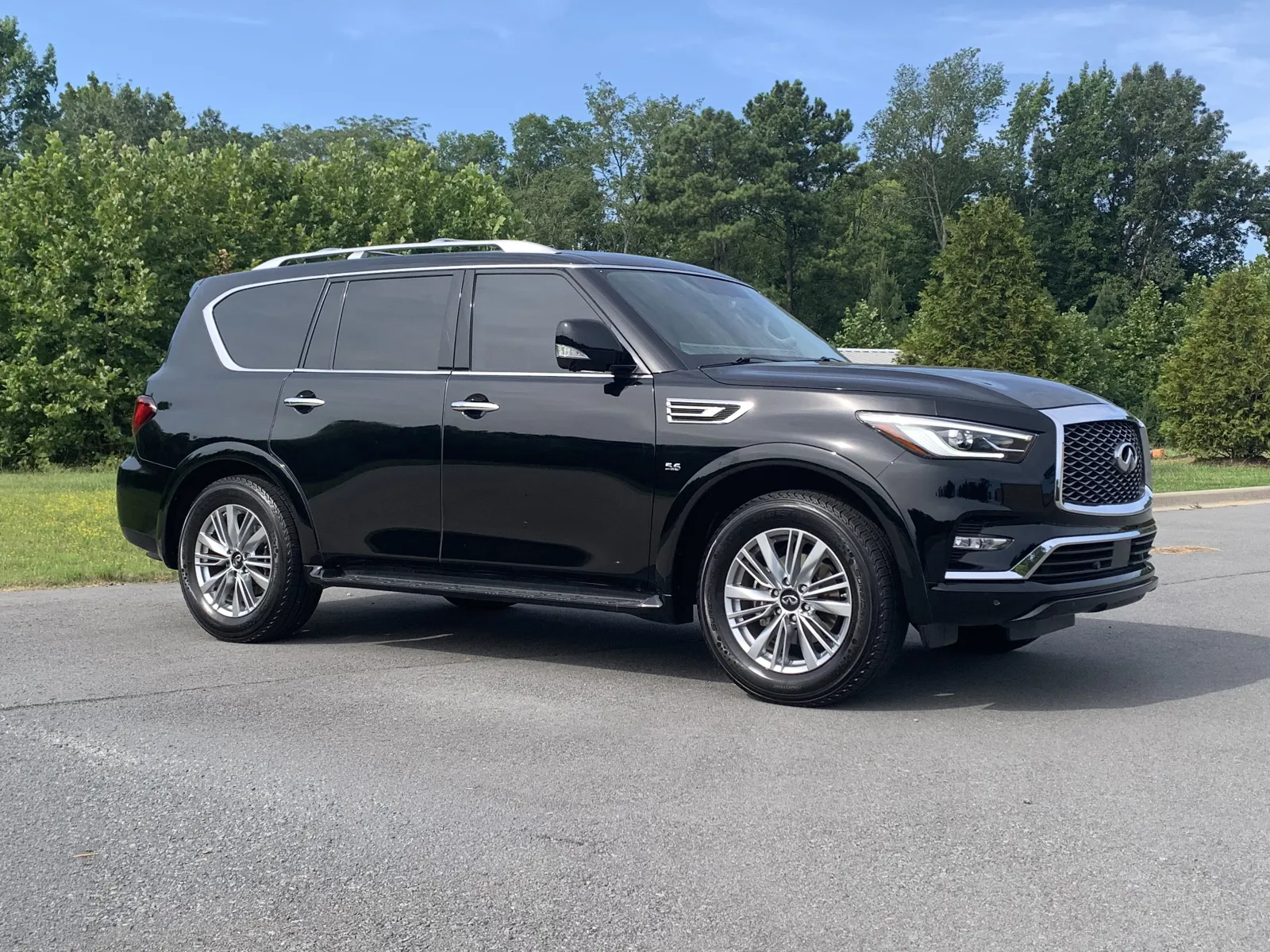 Black 2018 INFINITI QX80 BASE for sale in Little Rock, AR