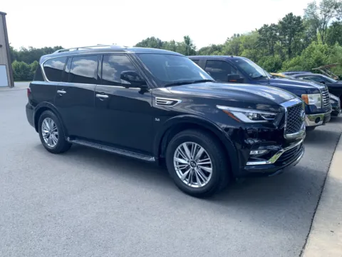 Black 2018 INFINITI QX80 BASE for sale in Little Rock, AR
