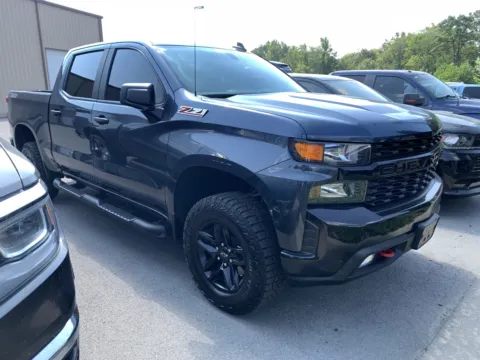 Gray 2021 CHEVROLET SILVERADO K150 Custom Trail Boss for sale in Little Rock, AR