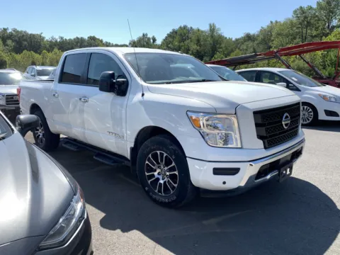 White 2021 NISSAN TITAN SV for sale in Little Rock, AR