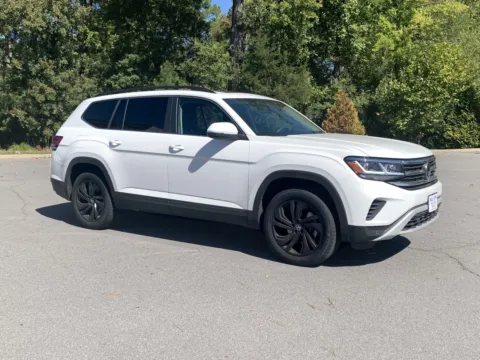 White 2022 VOLKSWAGEN ATLAS SE for sale in Little Rock, AR