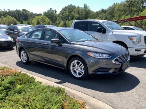 Gray 2018 FORD FUSION S HYBRI S for sale in Little Rock, AR