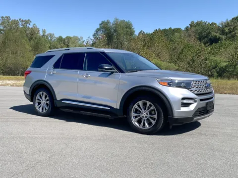 Gray 2021 FORD EXPLORER LIMIT Limited for sale in Little Rock, AR