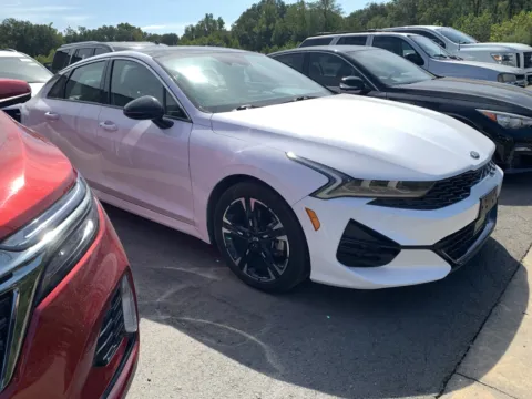 White 2021 KIA K5 GT LINE GT-Line for sale in Little Rock, AR