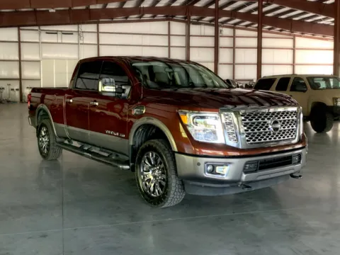 Brown 2016 NISSAN TITAN XD SL for sale in Little Rock, AR