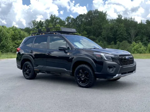 Black 2022 SUBARU FORESTER Wilderness for sale in Little Rock, AR