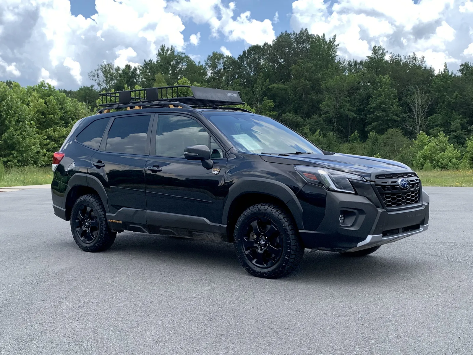 Black 2022 SUBARU FORESTER Wilderness for sale in Little Rock, AR