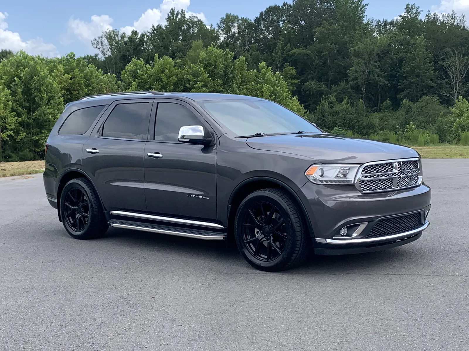 Gray 2015 DODGE DURANGO CITADE Citadel for sale in Little Rock, AR