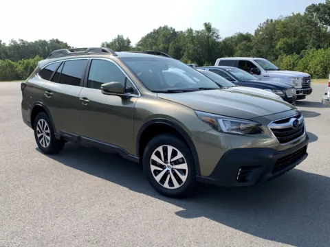 Green 2021 SUBARU OUTBACK PREMIU Premium for sale in Little Rock, AR