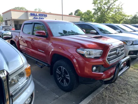 Red 2017 TOYOTA TACOMA DOUBLE for sale in Little Rock, AR