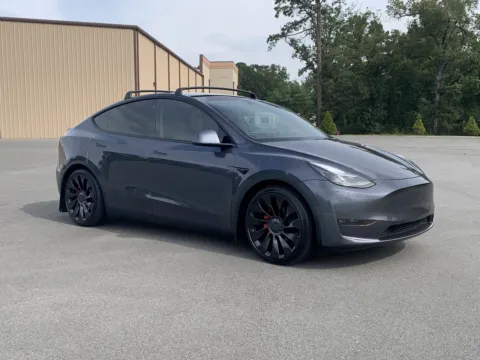 Gray 2022 TESLA MODEL Y Performance for sale in Little Rock, AR