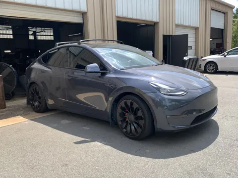 Gray 2022 TESLA MODEL Y Performance for sale in Little Rock, AR