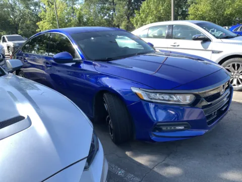 Blue 2019 HONDA ACCORD SPORT Sport for sale in Little Rock, AR