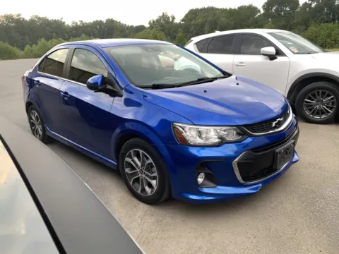 Blue 2020 CHEVROLET SONIC LT for sale in Little Rock, AR