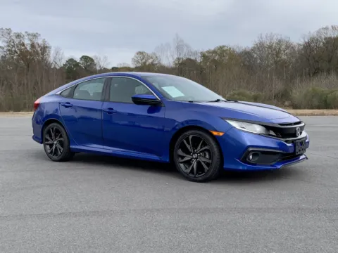 Blue 2019 HONDA CIVIC SPORT Sport for sale in Little Rock, AR