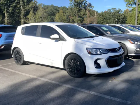 White 2020 CHEVROLET SONIC PREMIER Premier for sale in Little Rock, AR