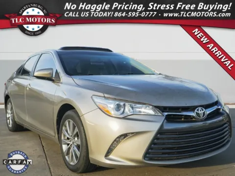 Black 2015 Toyota Camry XLE for sale in Moore, SC