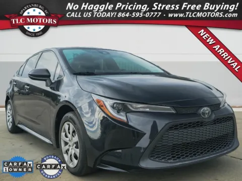 Green 2020 Toyota Corolla LE for sale in Moore, SC