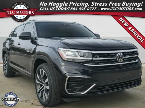 Black 2022 Volkswagen Atlas Cross Sport 3.6L V6 SEL Premium R-Line for sale in Moore, SC