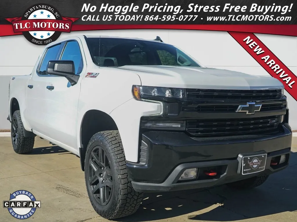 White 2021 Chevrolet Silverado 1500 LT Trail Boss for sale in Moore, SC