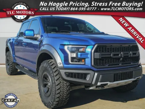 Blue 2017 Ford F-150 Raptor for sale in Moore, SC
