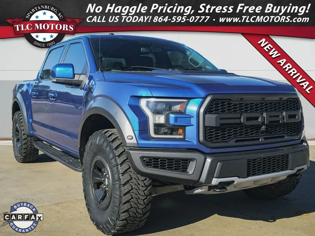 Blue 2017 Ford F-150 Raptor for sale in Moore, SC