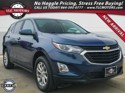Blue 2021 Chevrolet Equinox LT for sale in Moore, SC