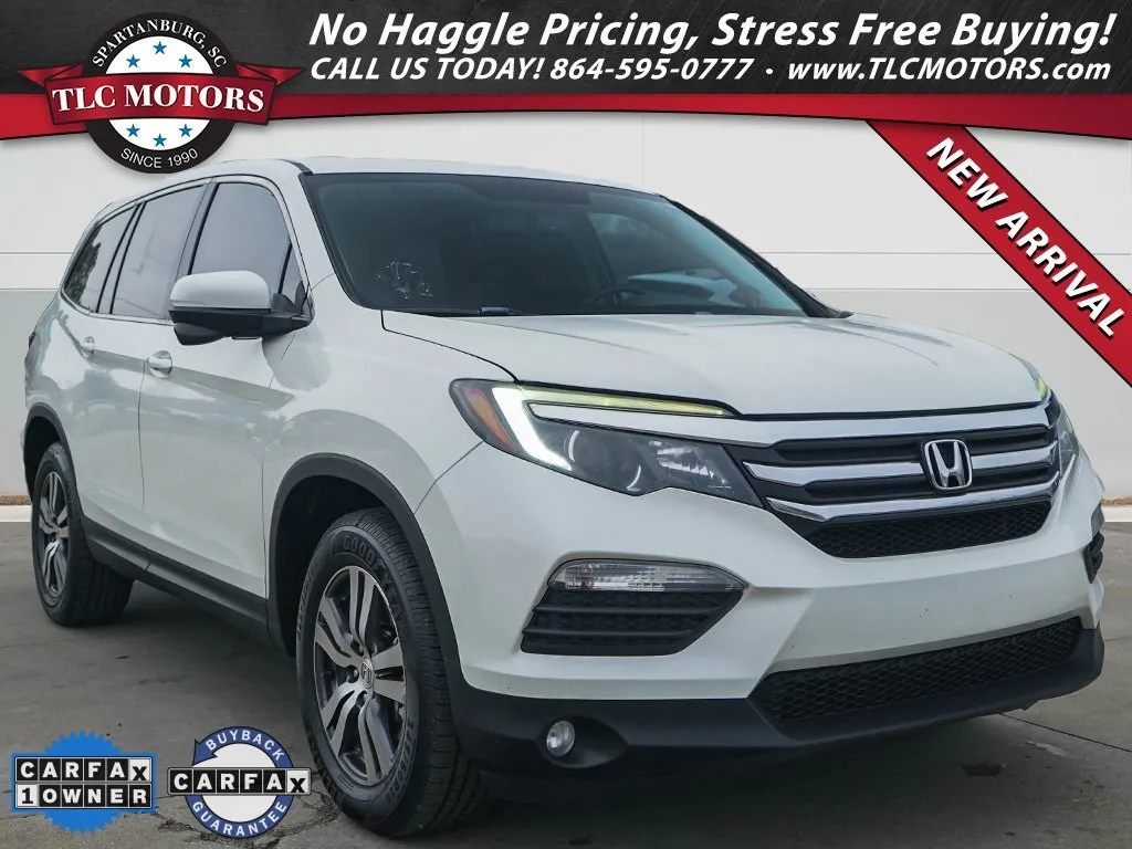White 2017 Honda Pilot EX-L for sale in Moore, SC