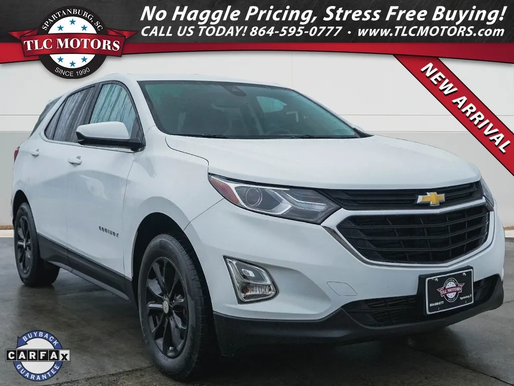 White 2021 Chevrolet Equinox LT for sale in Moore, SC