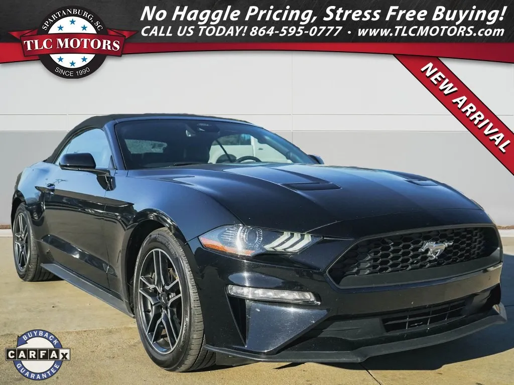 Black 2022 Ford Mustang EcoBoost Premium for sale in Moore, SC