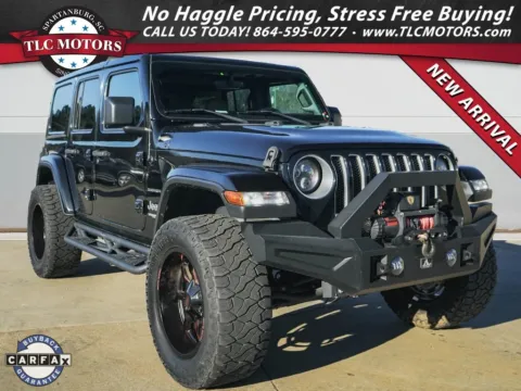 Black 2019 Jeep Wrangler Unlimited Sahara for sale in Moore, SC