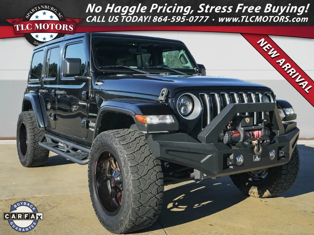 Black 2019 Jeep Wrangler Unlimited Sahara for sale in Moore, SC