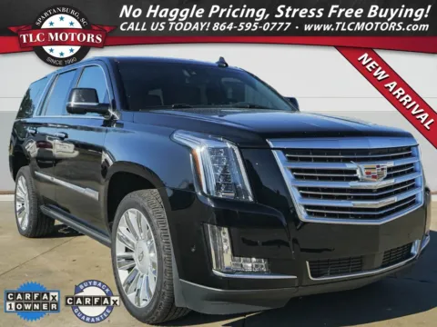 Black 2018 Cadillac Escalade Platinum Edition for sale in Moore, SC
