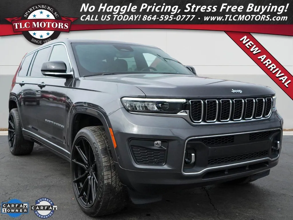 Gray 2022 Jeep Grand Cherokee L Overland for sale in Moore, SC
