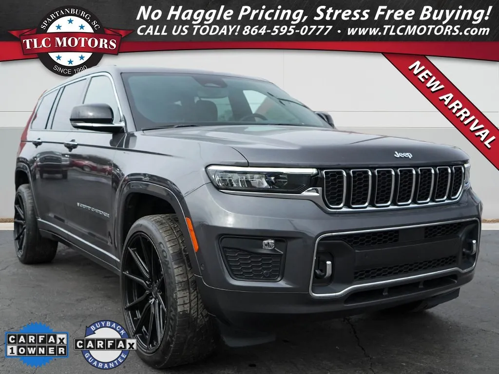 Gray 2022 Jeep Grand Cherokee L Overland for sale in Moore, SC