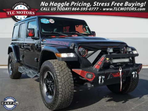 Black 2020 Jeep Wrangler Unlimited Rubicon for sale in Moore, SC