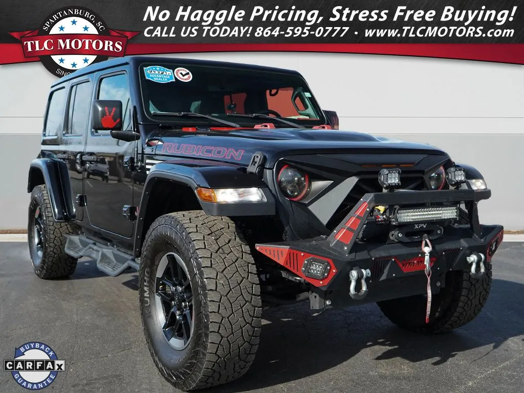 Black 2020 Jeep Wrangler Unlimited Rubicon for sale in Moore, SC