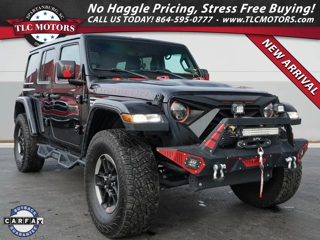 Black 2020 Jeep Wrangler Unlimited Rubicon for sale in Moore, SC