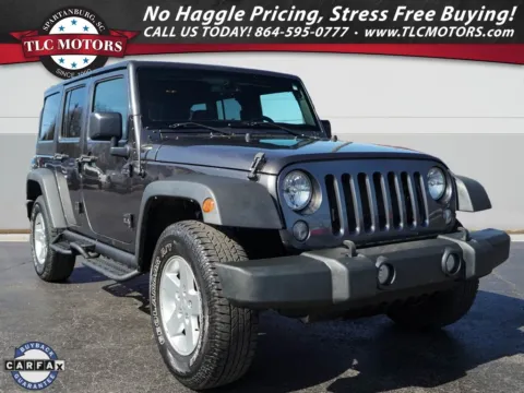 Gray 2016 Jeep Wrangler Unlimited Sport for sale in Moore, SC