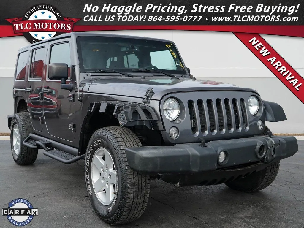 Gray 2016 Jeep Wrangler Unlimited Sport for sale in Moore, SC