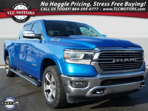 Blue 2021 Ram 1500 Laramie for sale in Moore, SC