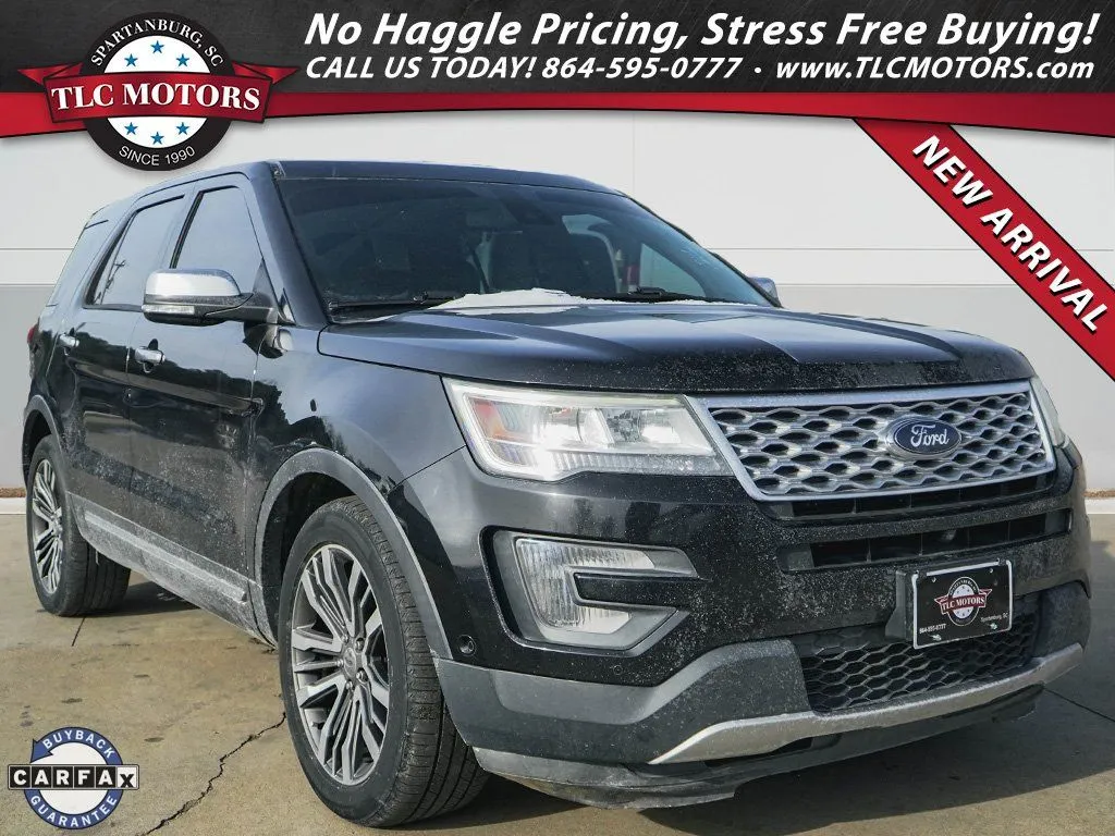 Black 2017 Ford Explorer Platinum for sale in Moore, SC